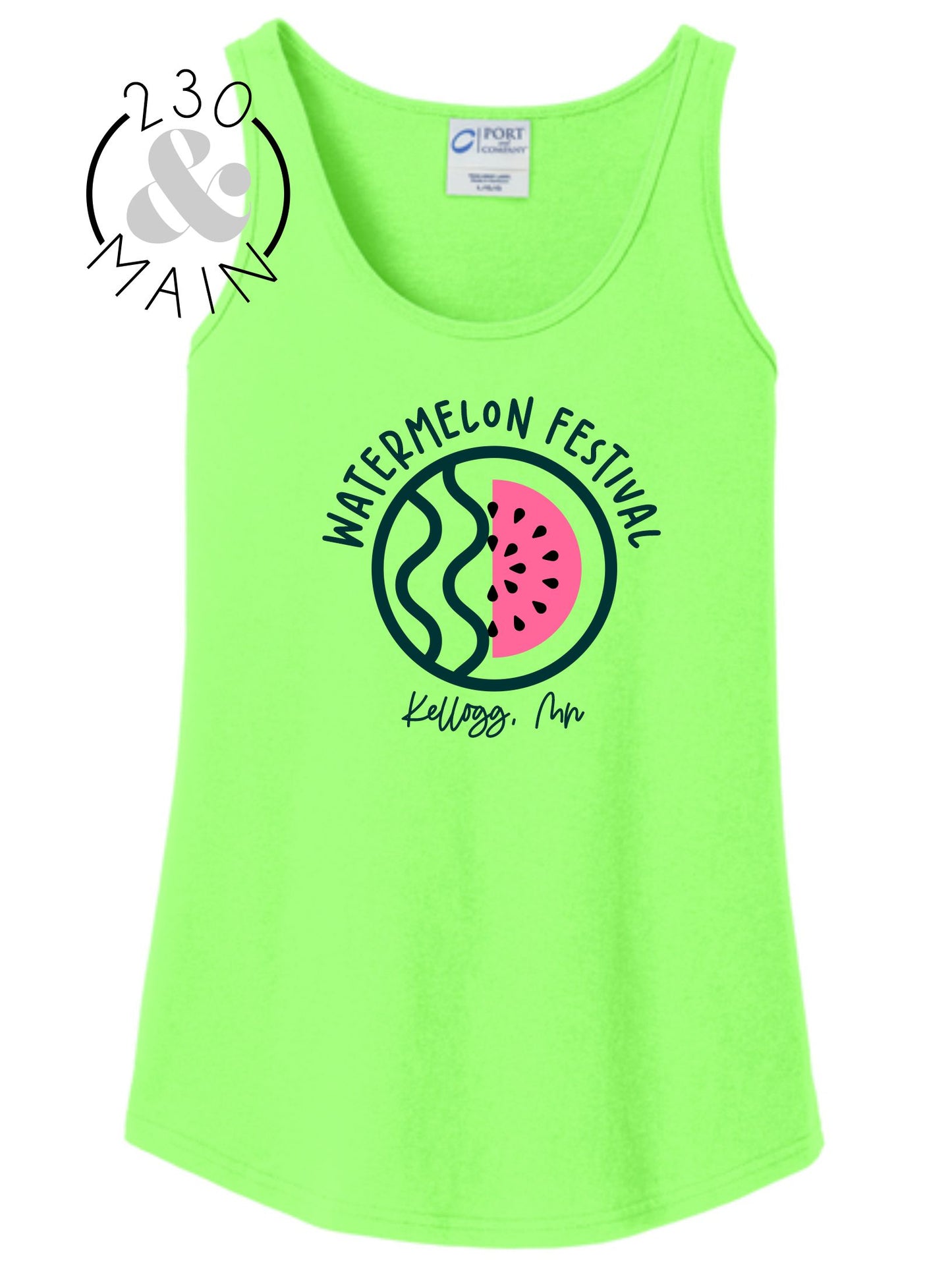 Watermelon Fest Ladies Tank