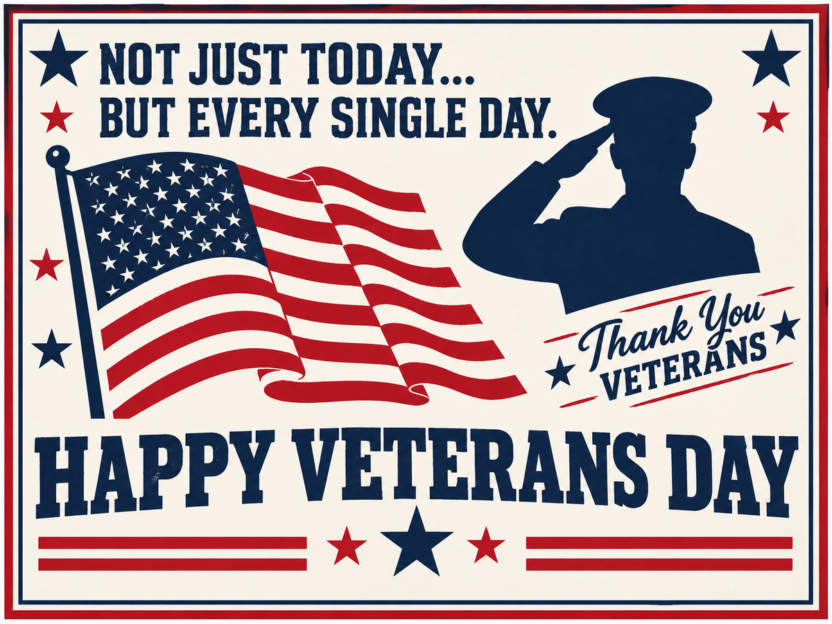 Veterans Day Sign
