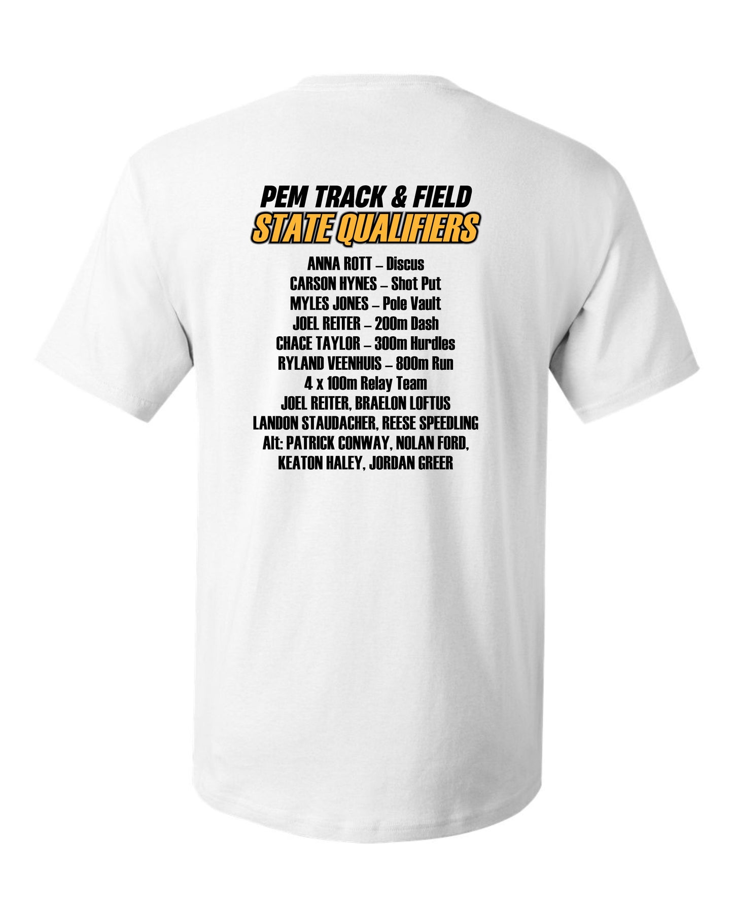 PEM Track & Field State Qualifiers