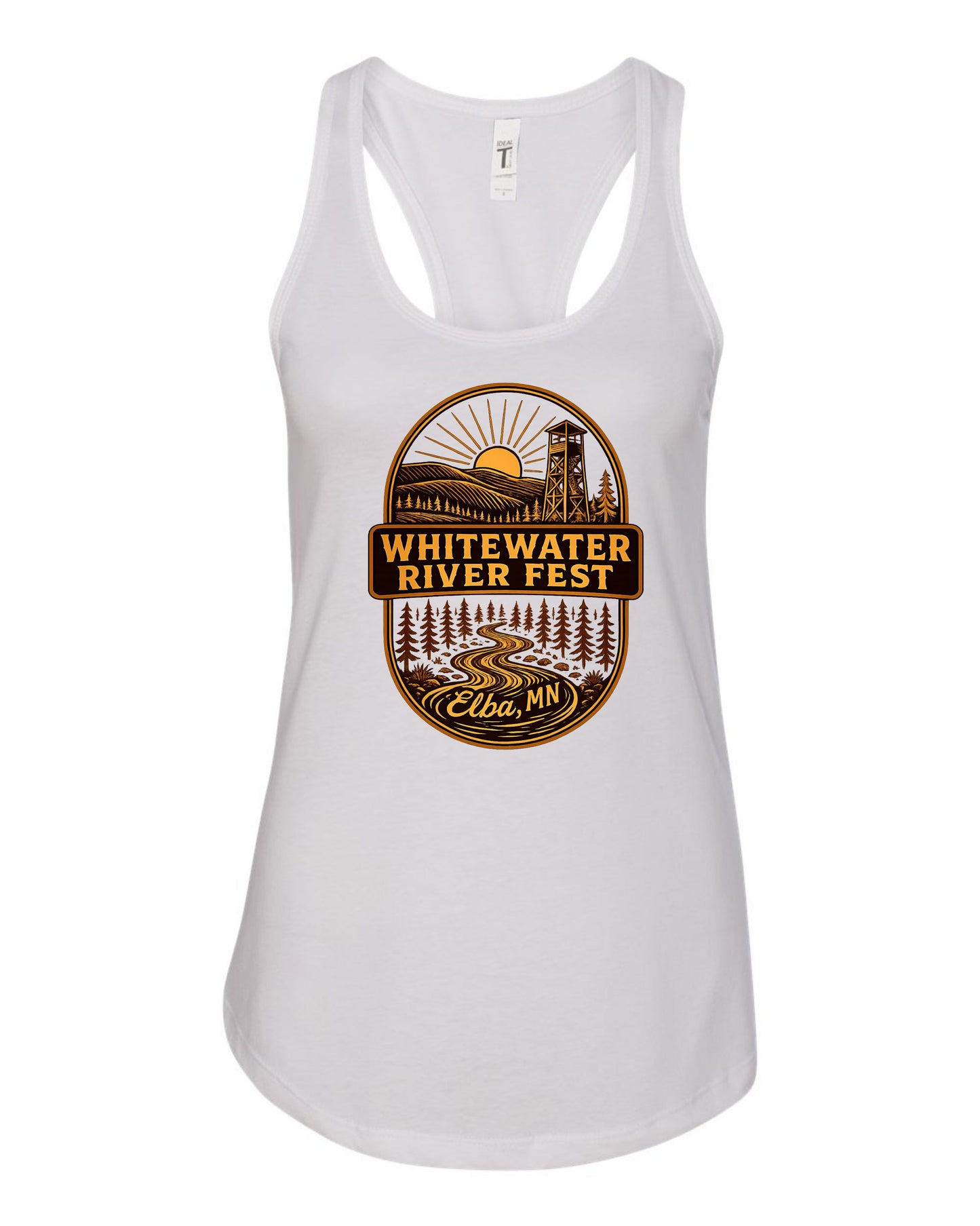 WWRF '26 Women's Racerback Tank - White