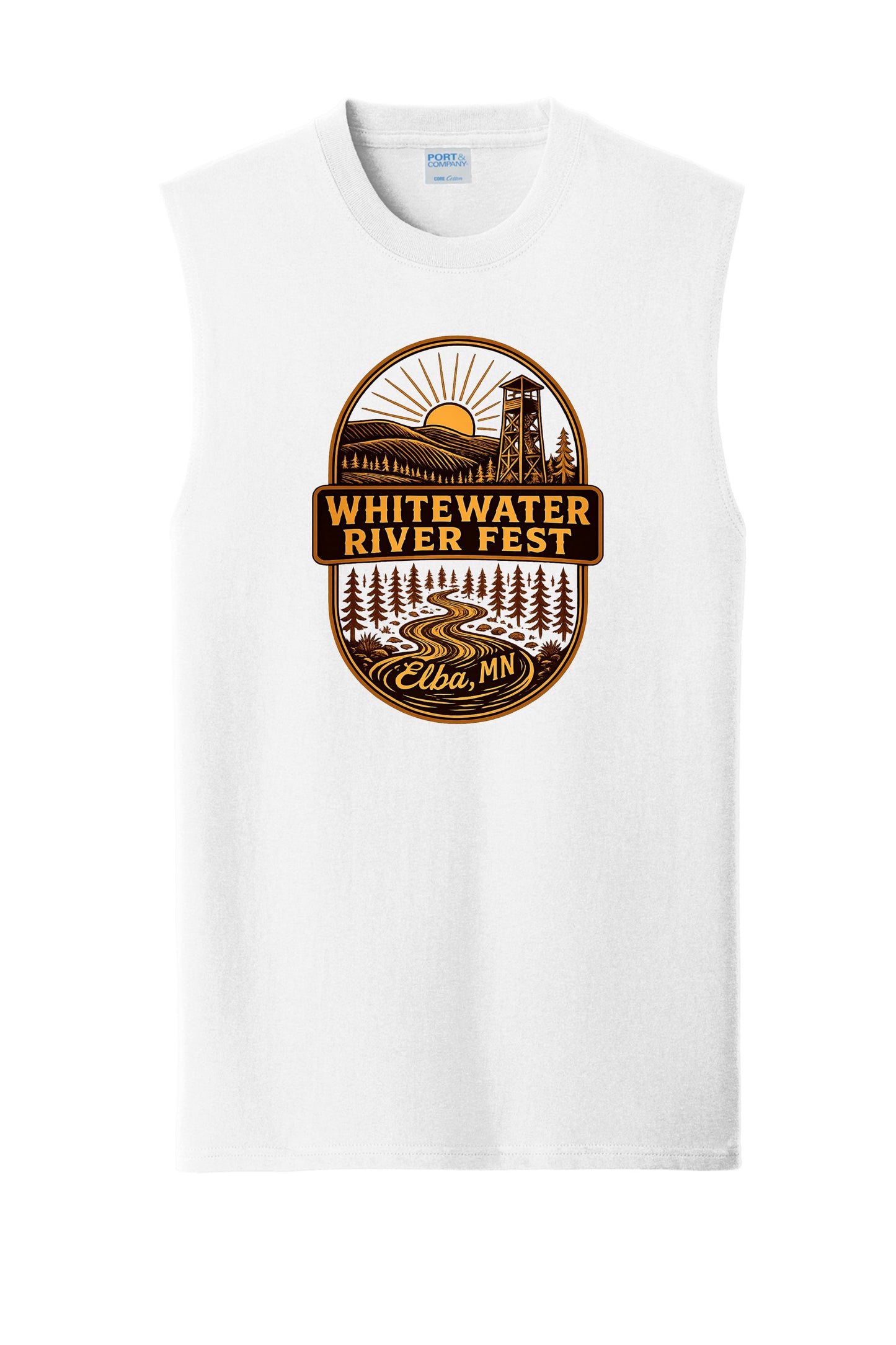 WWRF '26 Unisex Muscle Tank - White