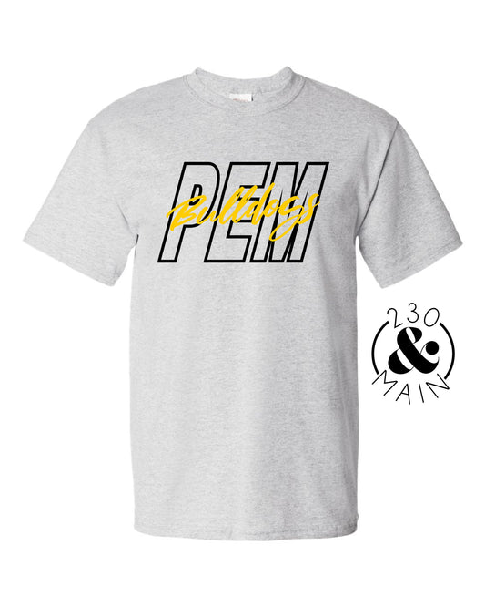 PEM Gray Puff T-Shirt