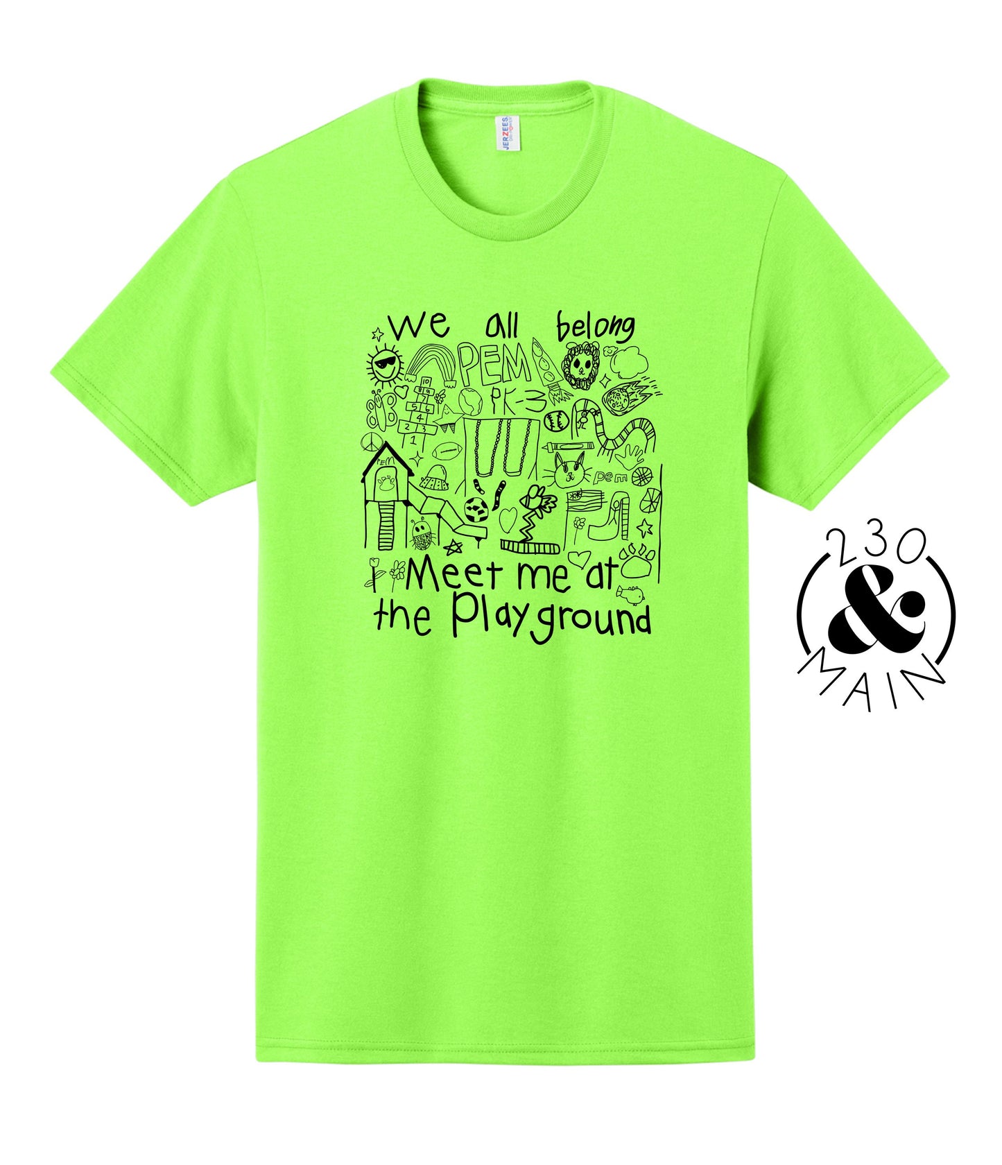Meet Me At The Playground - Neon Green