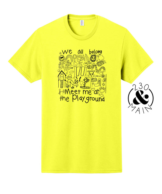 Meet Me At The Playground - Neon Yellow