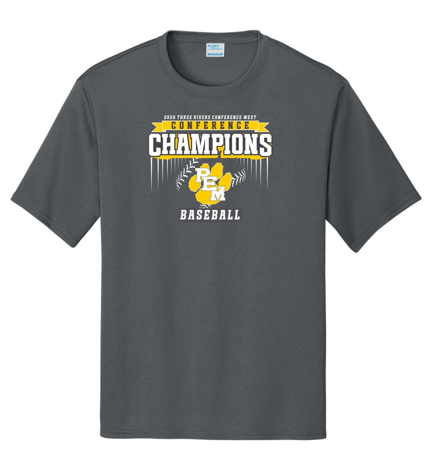 PEM Baseball Conference Champions FAN Short Sleeve