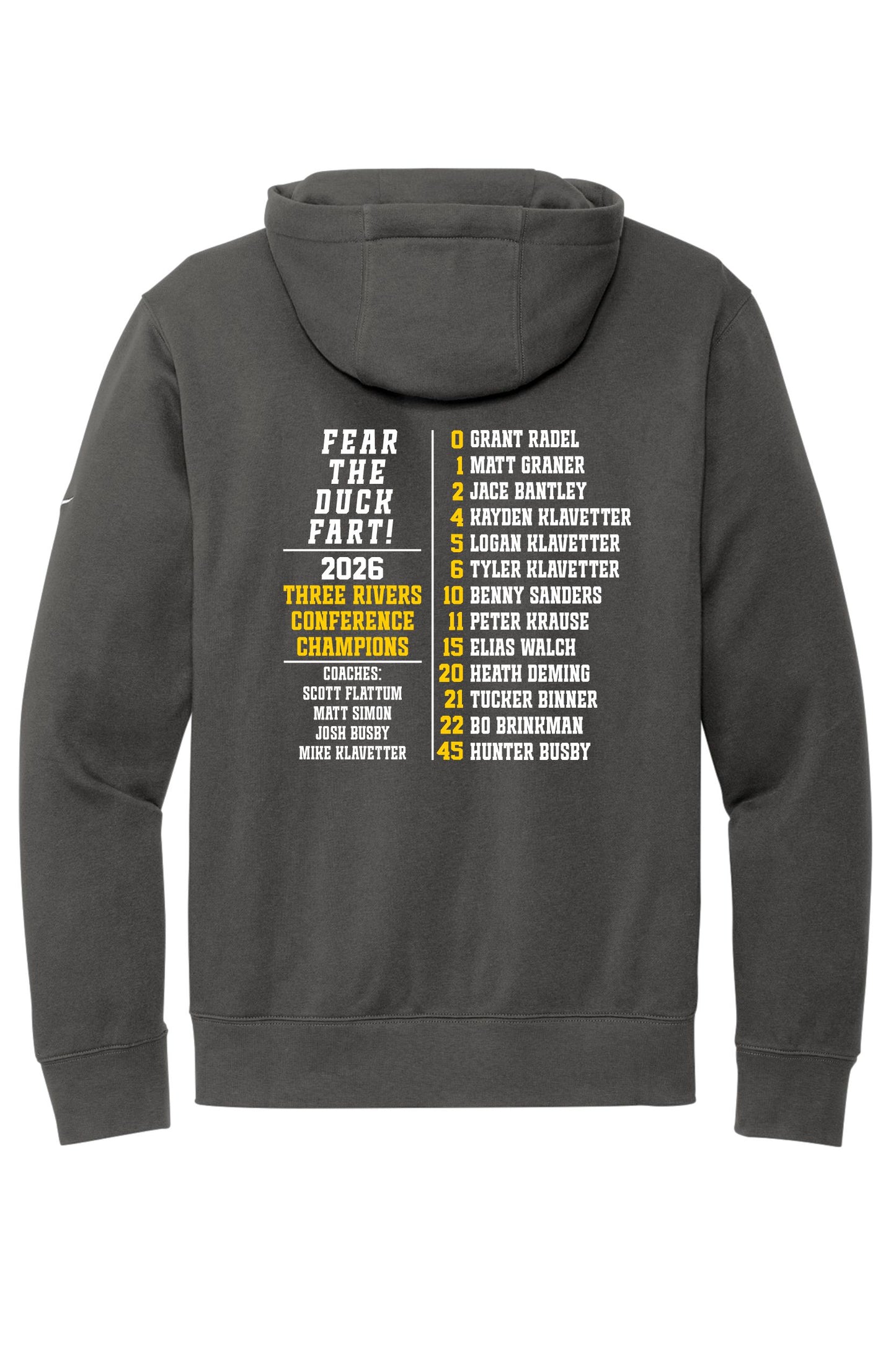 PEM Baseball PLAYER Conference Champions NIKE Hoodie