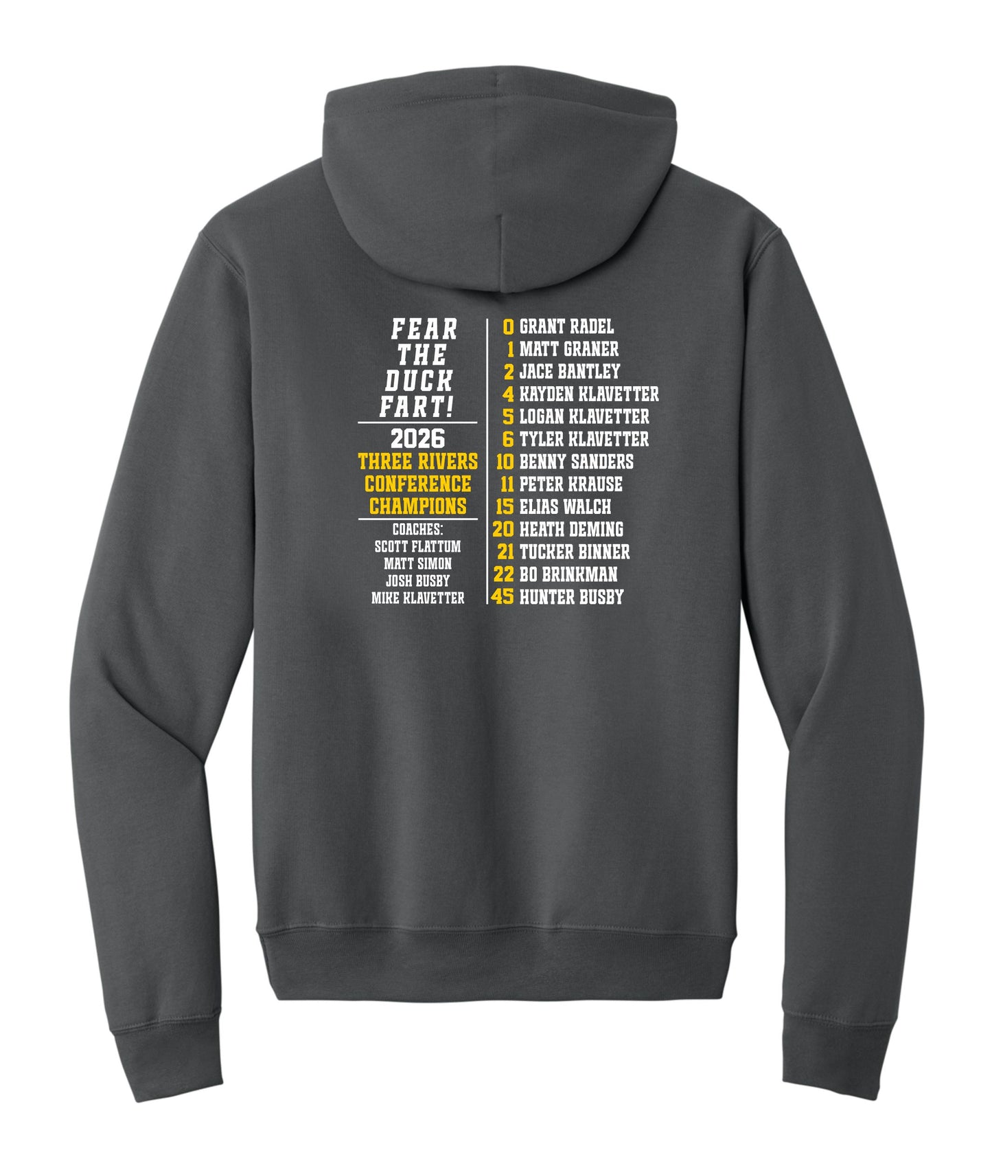 PEM Baseball PLAYER Conference Champions Hoodie