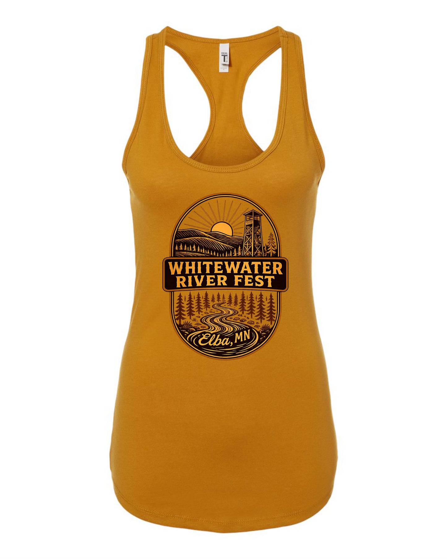 WWRF '26 Women's Racerback Tank - Gold